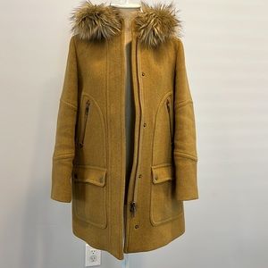 J. CREW 4P CHATEAU PARKA OLIVE GREEN